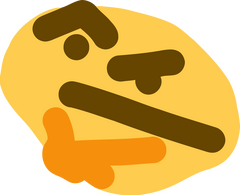 think emoji
